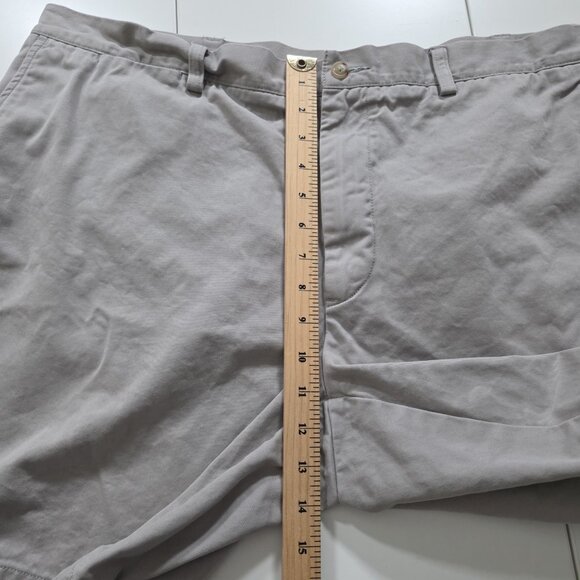 Polo Ralph Lauren Chino Shorts Mens 42 Gray Pockets Zip Cotton Classic Fit 9" - Picture 6 of 14